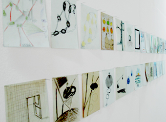 ‹Fünf lignes Bideew›: Collaborative drawings by Kiné Aw, Andrea Blumör, Khalifa Dieng, Camara Gueye, Uta Schneider